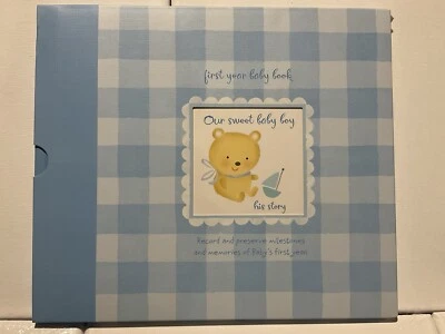 Hallmark "Our Baby Boy" Keepsake Memory Baby Book  Album 70 Pages BRAND NEW - Image 1 of 4