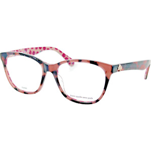 Kate Spade Atalina Women's Plastic Eyeglass Frame 02VL Pink Havana 51-16