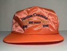 Baseball Cap Vintage Neon Slouch Centennial 100 Years Hartline Washington 1990