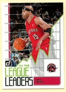 2020-21 Donruss Basketball Vince Carter All Time League Leaders Insert #10 HOF - Picture 1 of 2
