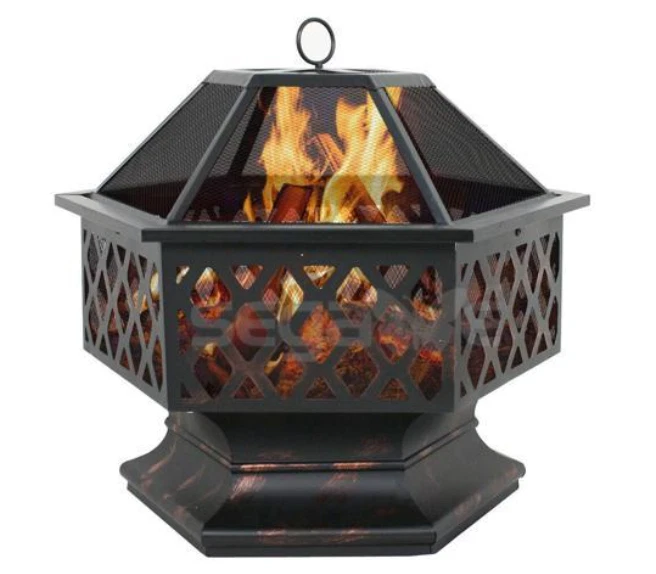 ZENY BF Fogata Calentador Leña Quema Patio Cubierta Estufa Chimenea Mesa Patio Trasero Foto 1 de 4