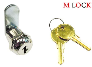LOT OF 10 1 1/8" Flat Key Lock Cabinet Glass Case Mailbox Door Case Toolbox NEW - Picture 1 of 2