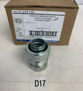 Thomas & Betts Combination Compression Coupling LTT112 Qty 11 Fast Shipping!
