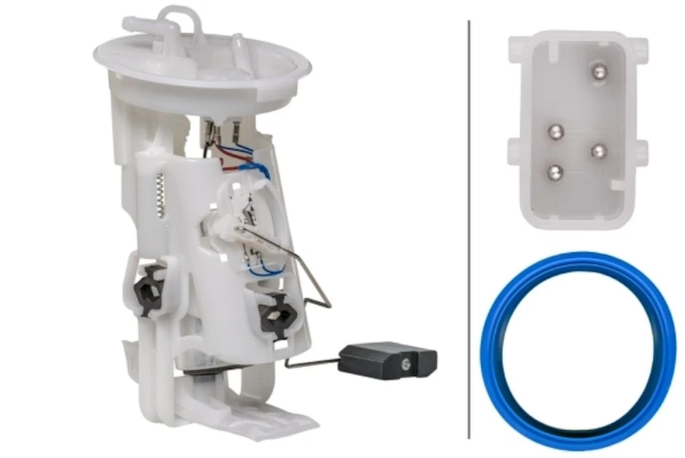 Bomba de combustible lateral HELLA PASAJERO CON unidad de envío de nivel + junta para BMW NON-M E46 Foto 1 de 3