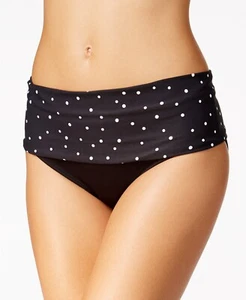 Coco Reef Women's Black Clarity Dots Bikini Bottom Swimsuit Separates Size M - Picture 1 of 2
