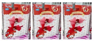 Sanrio Character Hello Kitty My Melody Kuromi Hair Rubber Hairpin Hair Tie 3 Set - Picture 1 of 4