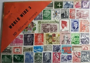 ◇MintSF◇1970s & Before, Packet Of 50 Used Stamps, World Wide 3 - Picture 1 of 1