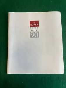ROVER MOTOR SHOW 1990 BROCHURE VENDITE 800 400 200 METRO MONTEGO MAESTRO MINI - Foto 1 di 11