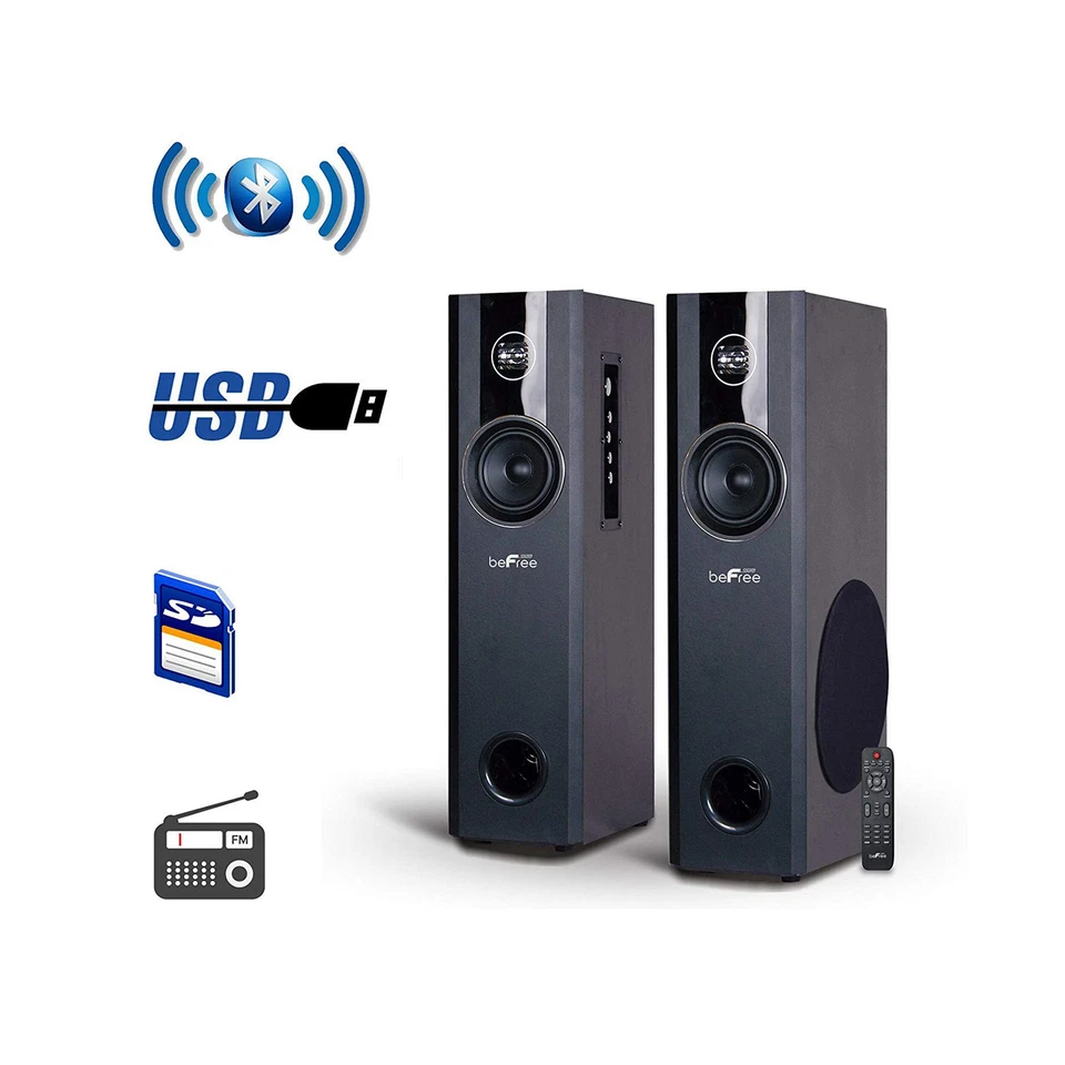 Nuevo Altavoz Befree 2.1 Canales Home Theater Bluetooth Doble Torre USB SD FM Foto 1 de 1