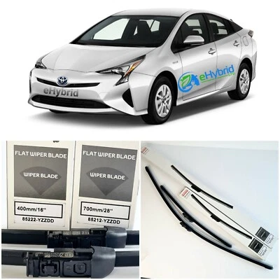 GENUINE TOYOTA PRIUS FRONT WINDSCREEN WIPERS NEW SHAPE PRIUS 2016 ONWARD MODEL  - Image 1 of 3