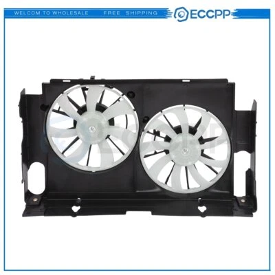Radiator Condenser Cooling Fan Assembly For 2013 2014 2015 2016 2017 Toyota RAV4 - Image 1 of 4