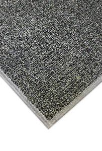 Koeckritz Economy Turf Rectangle Rug - Black & Taupe Indoor/Outdoor Area Rug - Picture 1 of 12