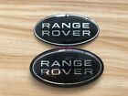 2 Black For Land Rover Range Rover Freelander Grille/tail Gate Emblem Oval Badge Land Rover Freelander