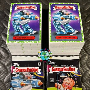 2023 SERIES 2 GARBAGE PAIL KIDS INTERGOOLACTIC MAYHEM 200-CARD GREEN SET +WRAPS! - Picture 1 of 2