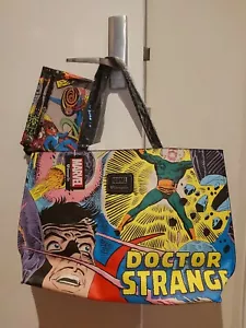 NWT Loungefly Heart Logo Marvel Avengers Dr. Doctor Strange tote bag with pouch - Picture 1 of 6