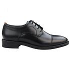Men's Laced Oxford Real Leather Black Brown Dress Shoes