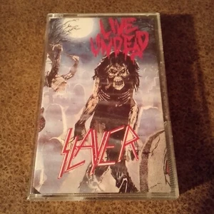 Slayer 'Live Undead' Cassette 1987 Metal Blade Records 72217-4 - Picture 1 of 7