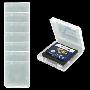 10 Cartridge Cases Clear Plastic Nintendo 2DS / DS Game Storage Dust Covers New - Picture 1 of 9