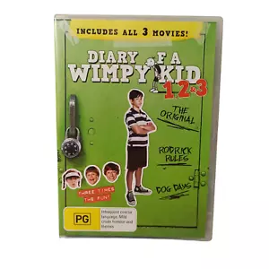 Diary of a Wimpy Kid 1 2 3 DVD Comedy Drama Family Middle School Survival Teen - Picture 1 of 10