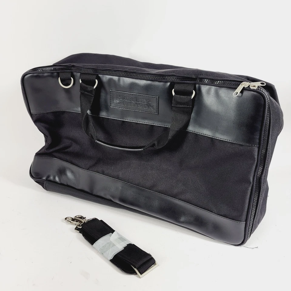 Harley-Davidson Tour Pack Canvas Travel Bag Liner Leather With Strap - Image 1 of 4