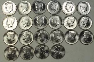 2014 - 2024 P&D Kennedy Half Dollar. Gem Brilliant Uncirculated Mint Roll Set - Picture 1 of 4
