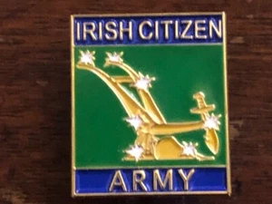 Irish Citizen Army Metal Badge Pin original Starry Plough flag from 1914 & 1916 - Picture 1 of 1