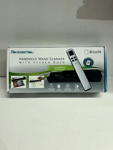 Pandigital Handheld Wand Scanner with Feeder Dock Scan Rite Technology OPEN BOX - Picture 1 of 10