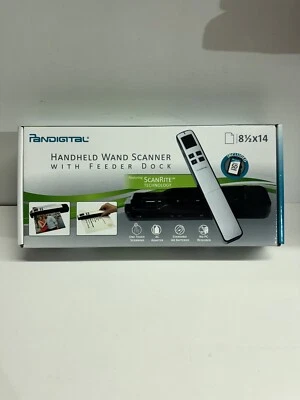 Pandigital Handheld Wand Scanner with Feeder Dock Scan Rite Technology OPEN BOX - Image 1 of 4