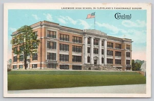 Postal Lakewood High School Suburb en Cleveland Ohio OH - Imagen 1 de 2