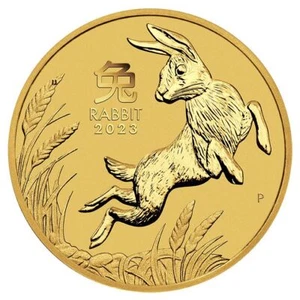 Perth Mint: Lunar III - Year of the Rabbit 1/20 oz Gold 2023 - Zdjęcie 1 z 3