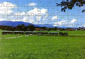 Eisenbahn Kinder-Puzzle · Dampf-Lokomotive 7 TAG - Bild 1 von 1