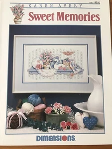 Sweet Memories DIMENSIONS Cross Stitch Pattern Leaflet #180 Karen Avery 1990 - Picture 1 of 3