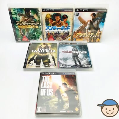 PS3 Uncharted Treasure Hunter Tomb Raider Last of Us Japanese PlayStation - Image 1 of 4