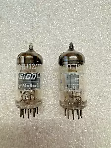 MULLARD 12AT7 ECC81 Tubes Pair Blackburn UK - Picture 1 of 1