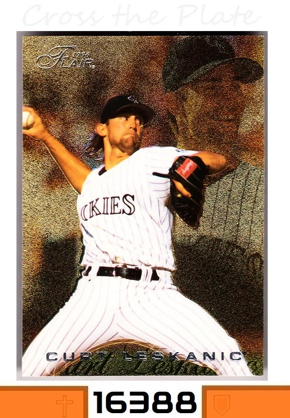 1-1996 FLAIR GOLD PARALLEL CURT LESKANIC ROCKIES SP CARD#248 - Image 1 of 1