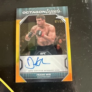 Topps Chrome 2024 UFC Frank Mir Octagon Legends Auto Autograph /50 *damaged* - Bild 1 von 3