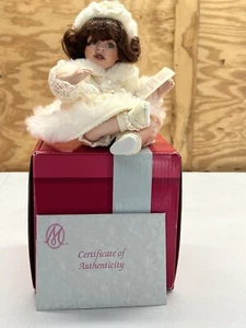 Marie Osmond Doll “Winter Blessing" Tiny Tot M Certificate Of Authenticity - Picture 1 of 8