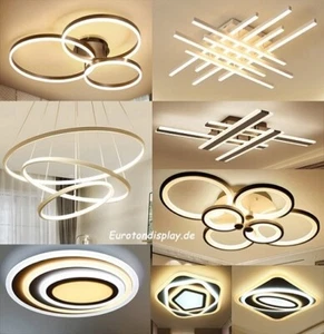 Lámpara LED De Techo Colgante Color Luz Brillo Ajustable Control Remoto - Imagen 1 de 19
