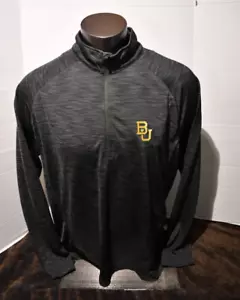 Pullover Levelwear Baylor Bears Para Hombre 1/4 Cremallera Verde Bosque Movilidad M-XL NUEVO CON ETIQUETAS - Imagen 1 de 7