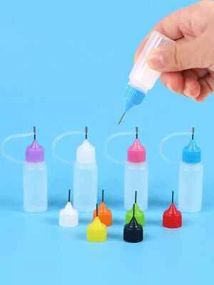 (Precision Tip Applicator Bottle 10ml 4 Needle Tip Squeeze Bottles and 10 Tips) - Image 1 of 4