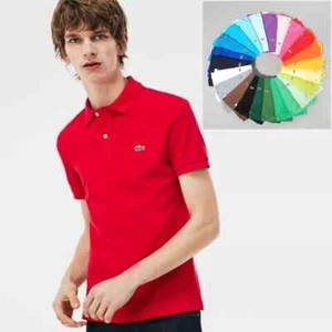 Men's Lacoste Classic Polo Short Sleeve Mesh Regular Shirt S-4XL - Picture 1 of 30
