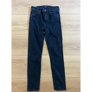 Citizens of Humanity Rocket Crop Skinny Jeans Size 25 Dark Wash Denim - Picture 1 of 5