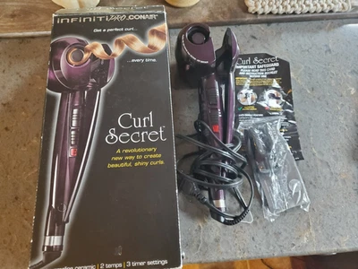 Infiniti Pro By Conair Curl Secret Hair Curler, Purple, As Seen On TV - Image 1 of 4