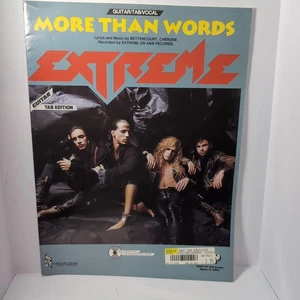 More Than Words By Extreme - Guitar Tab Vocal Sheet Music - Picture 1 of 1
