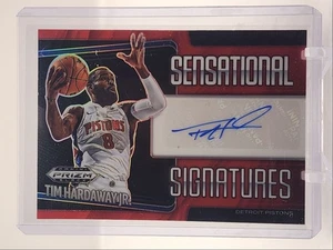 TIM HARDAWAY JR. 2024-25 PANINI PRIZM NEGRO SENSACIONAL ROJO AUTOMÁTICO 99/99 Q4870 - Imagen 1 de 2
