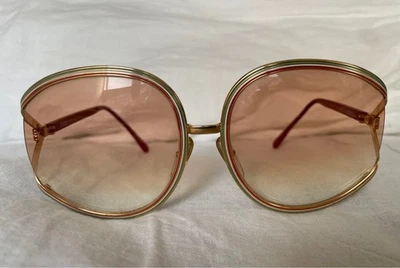 罕见迪奥太阳镜复古圆形镜片意大利风格标志性正品来自日本 — 第 1/4 张图片