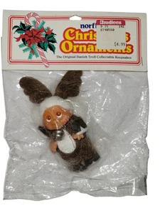 DAM NORFIN Reindeer Christmas Ornament REINDEER TROLL DOLL NIP Christmas - Picture 1 of 1
