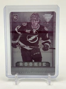 2013 Panini Titanium Printing Plate Magenta #221 Mark Barberio - Lightning 1/1 - Picture 1 of 2