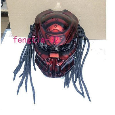 Alien Predator Fangs Wasp Motorcycle Full Face Laser Light Helmet Mask Cosplay - Image 1 of 4