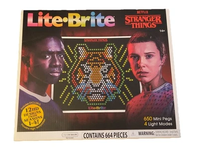 Serie de TV Lite-Brite Stranger Things Temporadas 1-4 Netflix Edición Especial Foto 1 de 4